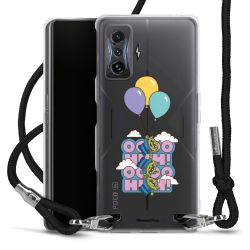 New Carry Case Transparent Stoff schwarz/silber