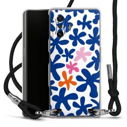 New Carry Case Transparent Stoff schwarz/silber