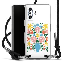 New Carry Case Transparent Stoff schwarz/silber