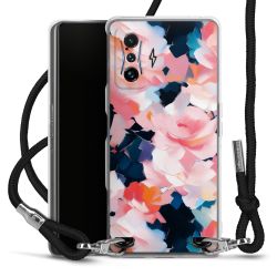 New Carry Case Transparent Stoff schwarz/silber