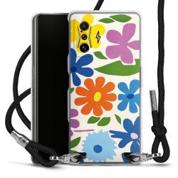 New Carry Case Transparent Stoff schwarz/silber