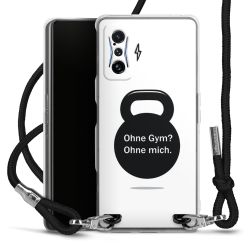 New Carry Case Transparent Stoff schwarz/silber