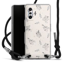 New Carry Case Transparent Stoff schwarz/silber