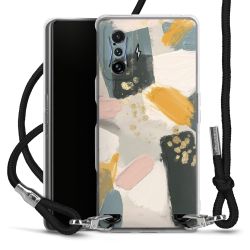 New Carry Case Transparent Stoff schwarz/silber