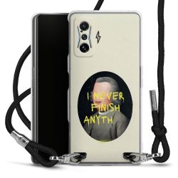 New Carry Case Transparent Stoff schwarz/silber