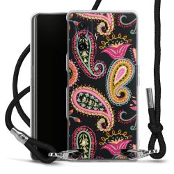 New Carry Case Transparent Stoff schwarz/silber