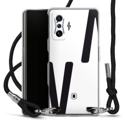 New Carry Case Transparent Stoff schwarz/silber