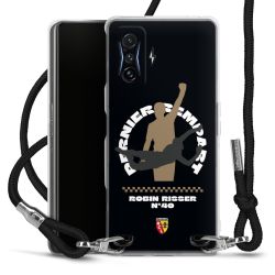 New Carry Case Transparent Stoff schwarz/silber