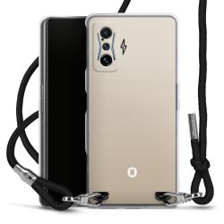 New Carry Case Transparent Stoff schwarz/silber