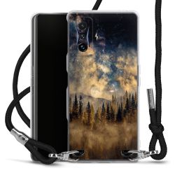 New Carry Case Transparent Stoff schwarz/silber