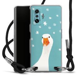 New Carry Case Transparent Stoff schwarz/silber