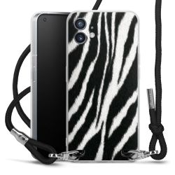 Carry Case Transparent Fabric black/silver