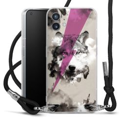 Carry Case Transparent Fabric black/silver