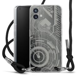 Carry Case Transparent Fabric black/silver