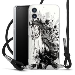 Carry Case Transparent Fabric black/silver