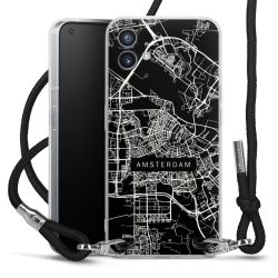 Carry Case Transparent Fabric black/silver