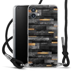 Carry Case Transparent Fabric black/silver