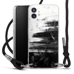 Carry Case Transparent Fabric black/silver