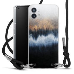 Carry Case Transparent Fabric black/silver