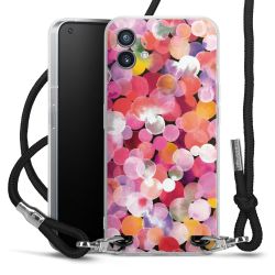 Carry Case Transparent Fabric black/silver