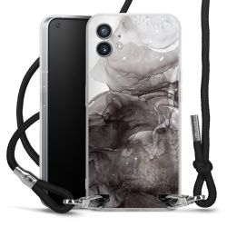 Carry Case Transparent Fabric black/silver