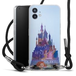 Carry Case Transparent Fabric black/silver