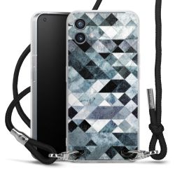 Carry Case Transparent Fabric black/silver