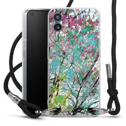 Carry Case Transparent Fabric black/silver