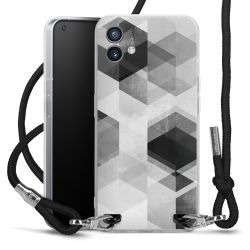 Carry Case Transparent Fabric black/silver