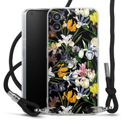 Carry Case Transparent Fabric black/silver