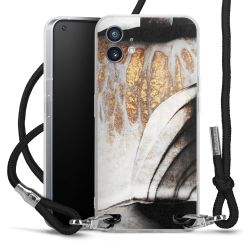 Carry Case Transparent Fabric black/silver