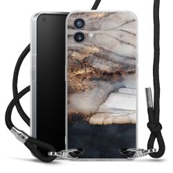 Carry Case Transparent Fabric black/silver