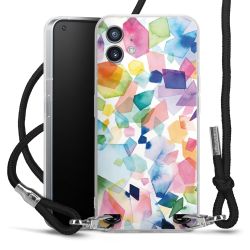 Carry Case Transparent Fabric black/silver