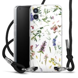 Carry Case Transparent Fabric black/silver