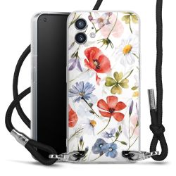 Carry Case Transparent Fabric black/silver