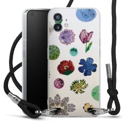 Carry Case Transparent Fabric black/silver