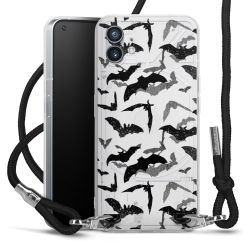 Carry Case Transparent Fabric black/silver