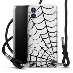 Carry Case Transparent Fabric black/silver