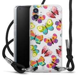 Carry Case Transparent Fabric black/silver