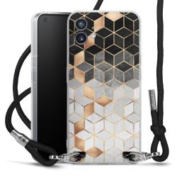 Carry Case Transparent Fabric black/silver