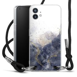 Carry Case Transparent Fabric black/silver