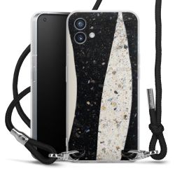 Carry Case Transparent Fabric black/silver