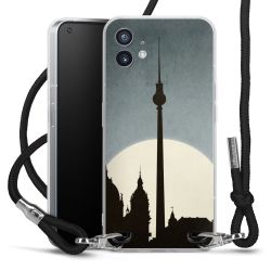 Carry Case Transparent Fabric black/silver