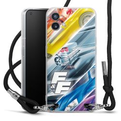 Carry Case Transparent Fabric black/silver