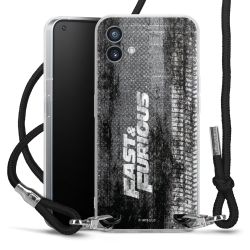 Carry Case Transparent Fabric black/silver