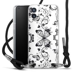 Carry Case Transparent Fabric black/silver