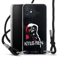 New Carry Case Transparent Stoff schwarz/silber