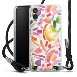 Carry Case Transparent Fabric black/silver