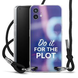 New Carry Case Transparent Stoff schwarz/silber