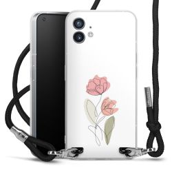 New Carry Case Transparent Stoff schwarz/silber